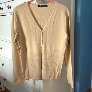 Sequined summer sweater -Made in UK